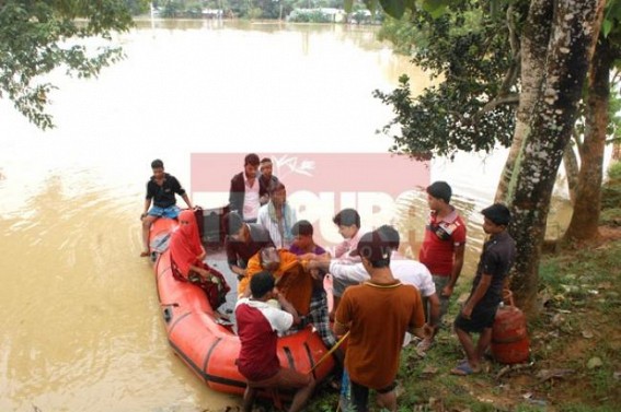 Flood sidelined due to election in Tripura Flood sidelined due to election in Tripura
